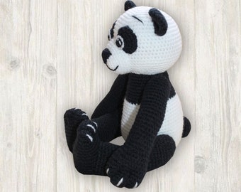 Crochet Pattern: Panda Bear, Crochet Zoo Animal (English)