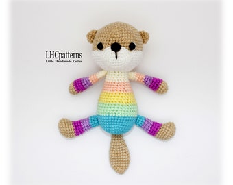 Crochet Pattern: Otho the Otter, Otter Stuffed Toy, Amigurumi Otter (English)