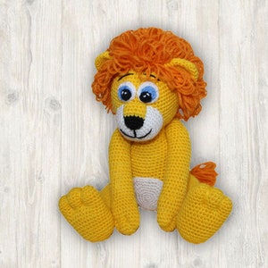 Crochet Pattern: Lion Stuffed Toy, Amigurumi Lion (English)