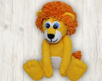 Lion Crochet Pattern, Crochet Lion, Amigurumi Lion Pattern