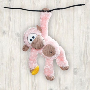 Modello a maglia: Peluche scimmia (inglese)