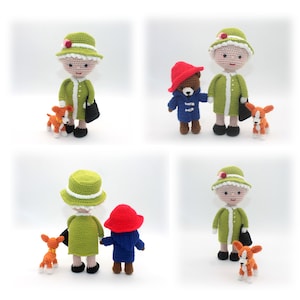 Haakpatroon: De Koninginpop met haar Hondje, Amigurumi Koninginpop (Engels)