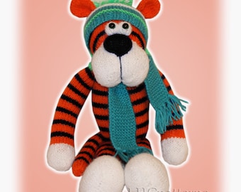 Knitting Pattern: Tiger (English)