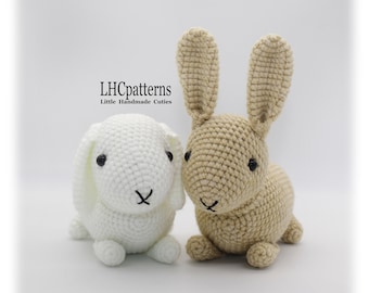 Crochet Pattern: Cute Rabbit, Easter Bunny, Bunny Amigurumi, Rabbit Amigurumi, Cute Rabbit Soft Toy (English)