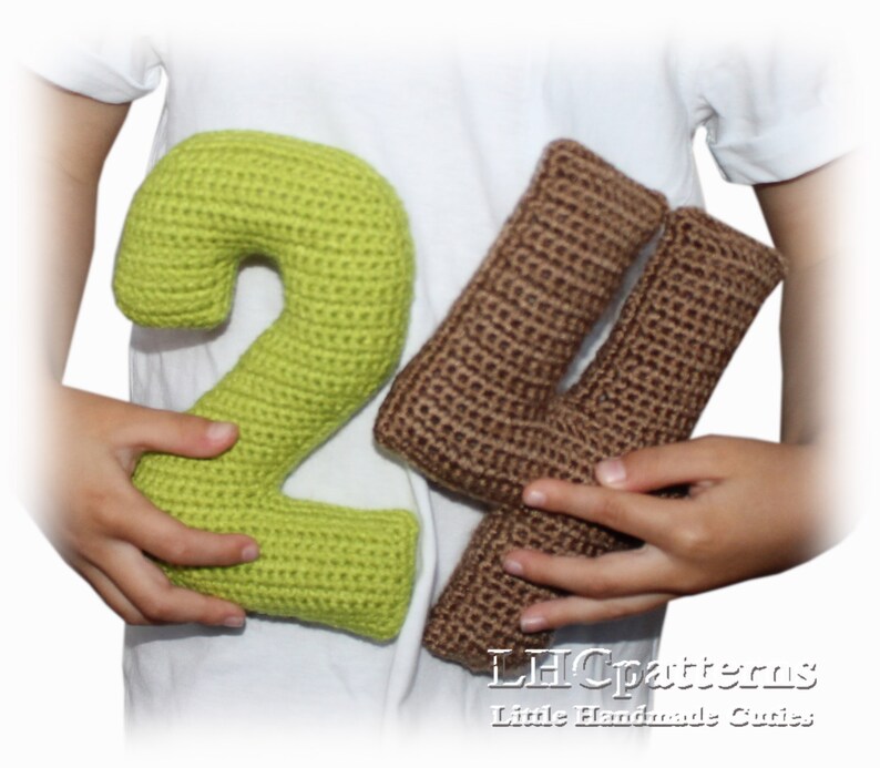 Crochet Numbers Pattern 09 Numbers Crochet Pattern Etsy UK