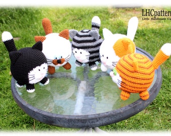 Lustige Häkelanleitung: Kuscheltier Katze, Amigurumi Katze, Kuscheltier Katze, Häkelspielzeug für Katzenliebhaber (English)