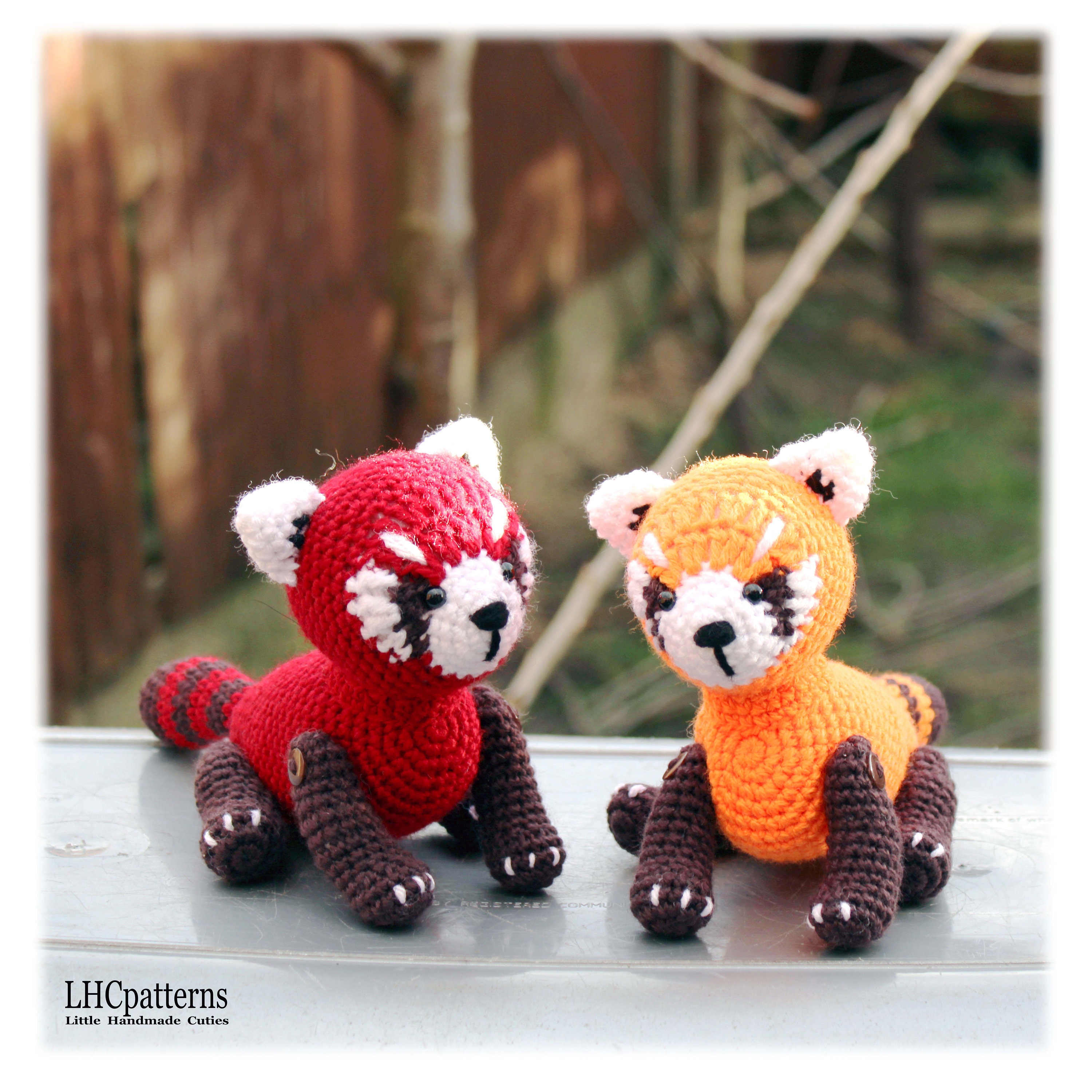 Crochet Red Panda
 CROCHET PATTERN Red Panda Stuffed Red Panda Red Panda Etsy UK