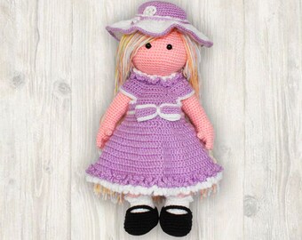 Crochet Pattern: Grace Doll, Amigurumi Doll, Amigurumi Girl (English)