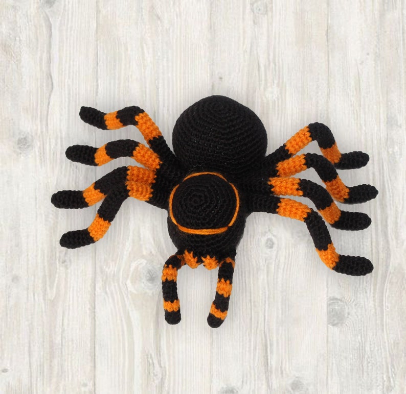 Crochet Pattern: Spider, Halloween Spider Soft Toy, Spider Stuffed Toy, Happy Halloween Gift, Amigurumi Spider English image 1