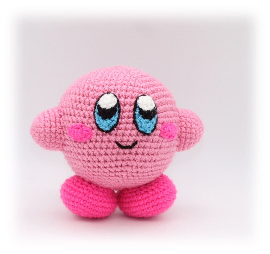 Kirby Inspired Crochet Pattern Amigurumi Kirby Crochet Etsy
