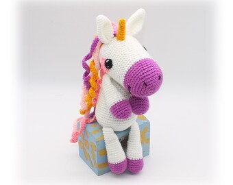 Crochet Pattern: Unicorn , Amigurumi Unicorn, Unicorn Stuffed Toy (English)