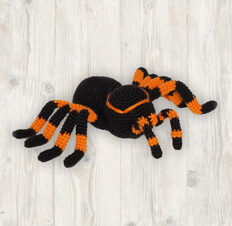 Crochet Pattern: Spider, Halloween Spider Soft Toy, Spider Stuffed Toy, Happy Halloween Gift, Amigurumi Spider English image 2