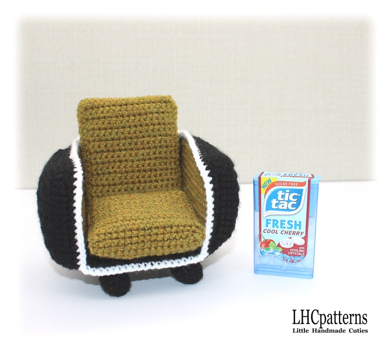 Doll Furniture Set Crochet Pattern