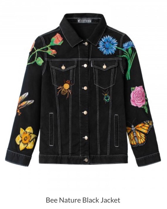 gucci black denim jacket