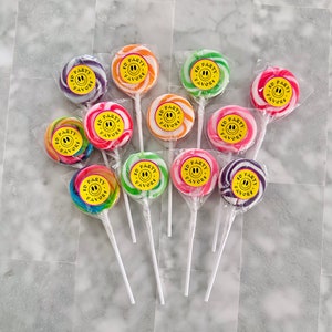 Custom Swirl Lollipops: Company Logo, Party Favors