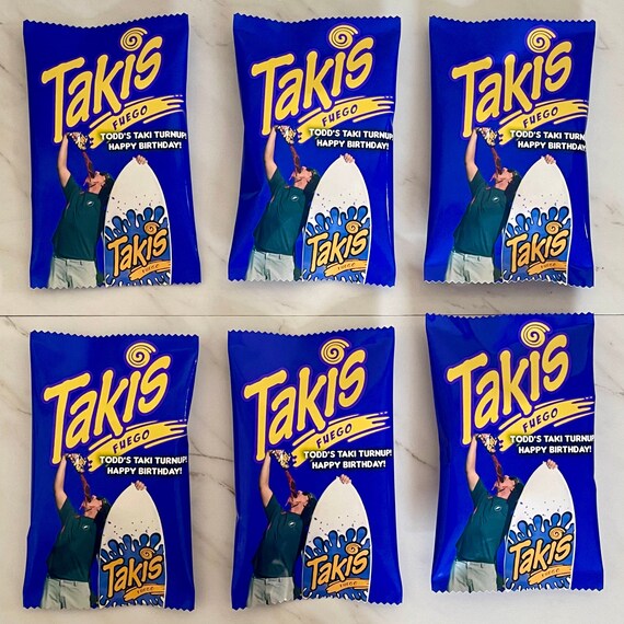 Custom Takis Chip Bags Fulled and Shipped Personalized Takis Etsy