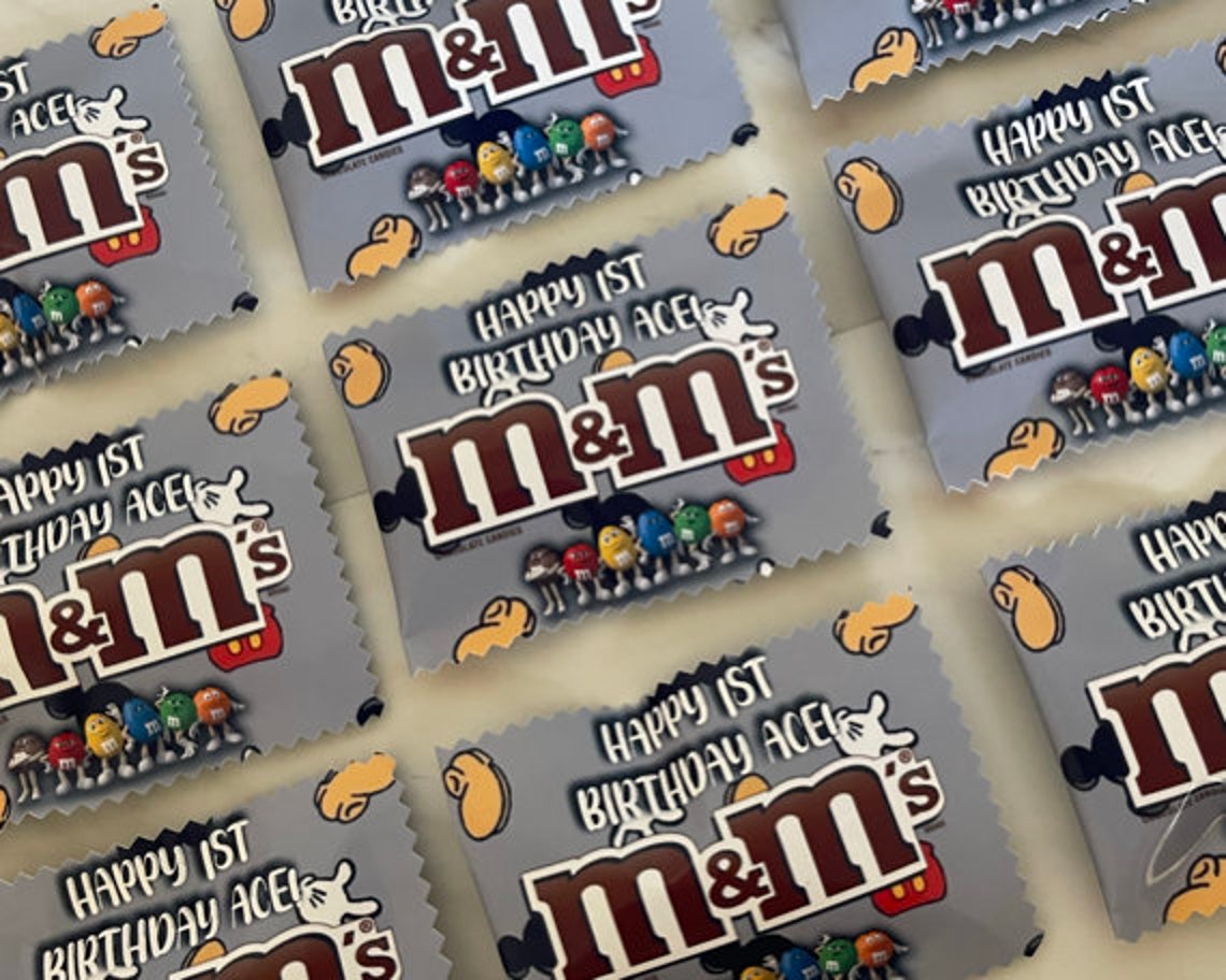 Personalized Custom M&m's for Party Decor | Etsy