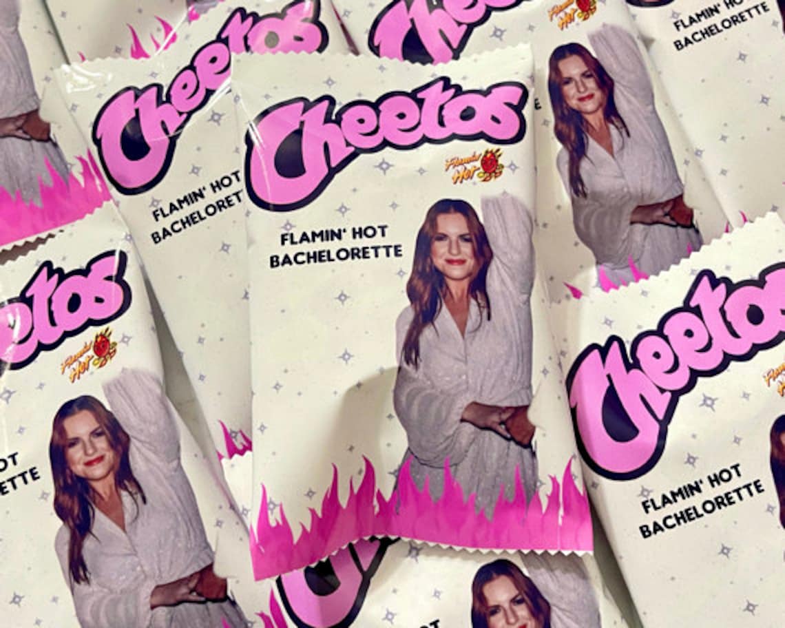 Chip Bag Favors Custom Bags Personalized Chip Bag Etsy