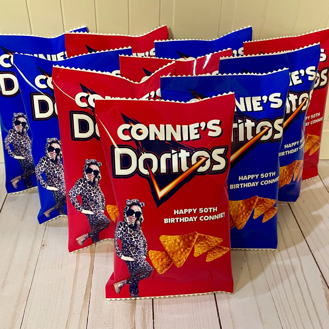 Chip Bag Favors Dorito Custom Bags Personalized Cheetos Etsy