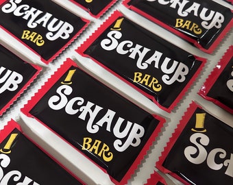 Customized Chocolate Candy Bars | Personalized Party Favors | Chocolate Party Favors | Candy Included | The Golden Ticket Chocolate Bar