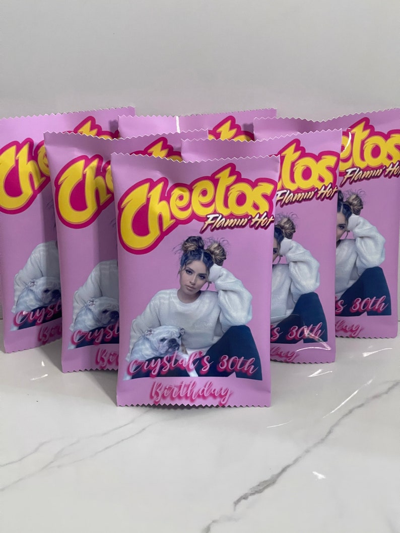 Customized Chip Bag Custom Chip Bag as Party Favors for Any Etsy