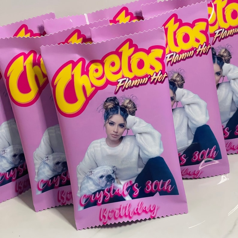 Customized Chip Bag Custom Chip Bag as Party Favors for Any Etsy