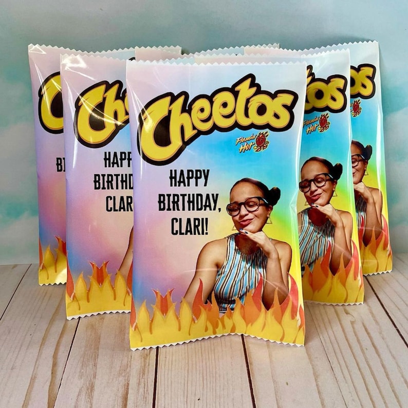 Birthday Party Favor Gift For Chip Lover, Kids Birthday Party Favors For Party Table, Personalized Gift for Father, Fun Stocking Stuffer image 2