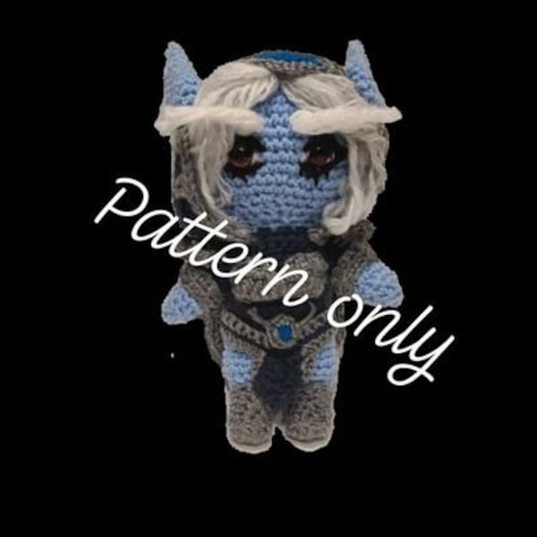 Sylvanas Amigurumi Crochet Pattern (Pattern Only)