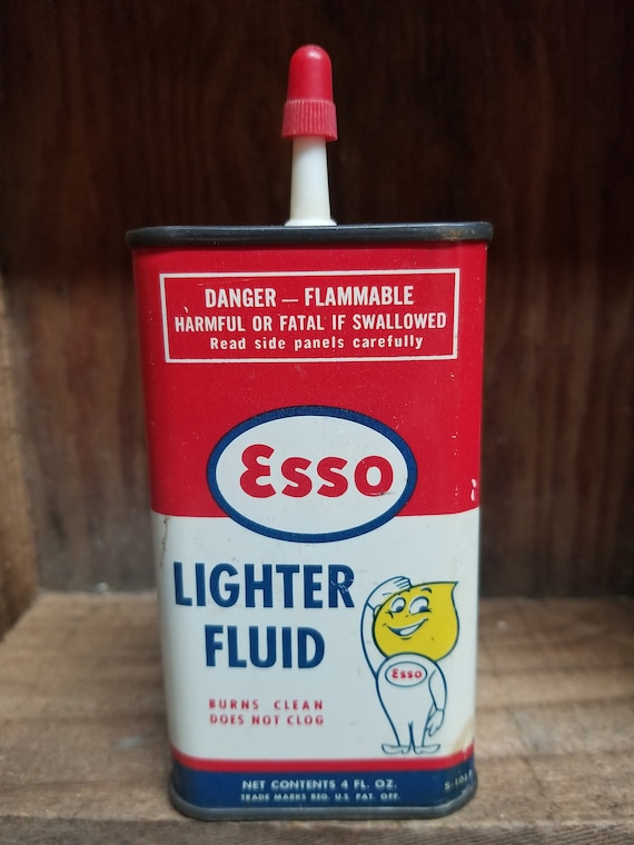 Esso Lighter Fluid 4oz | Etsy