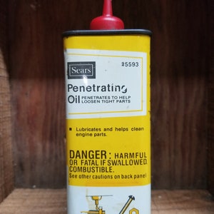 Sears Penetrating Oil 4oz