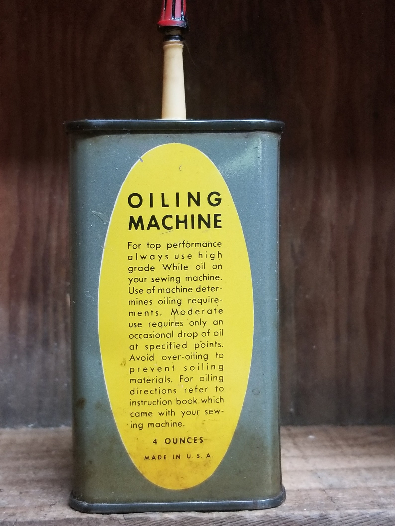 White Sewing Machine Oil 4oz Etsy