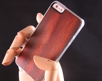 iPhone 5 5s Wood Phone Case - Orange glaze Hand finished wood smart phone case