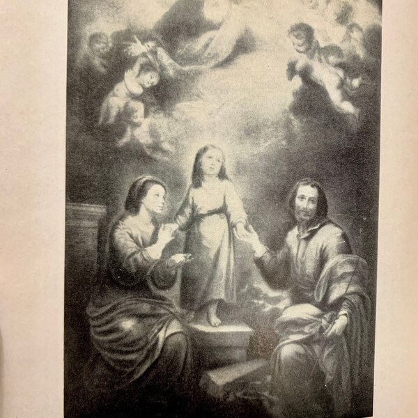 A Life of Christ for Children/ Antique Illustrated Book /Vintage Shelf Decor/SALE 25%off Original Price