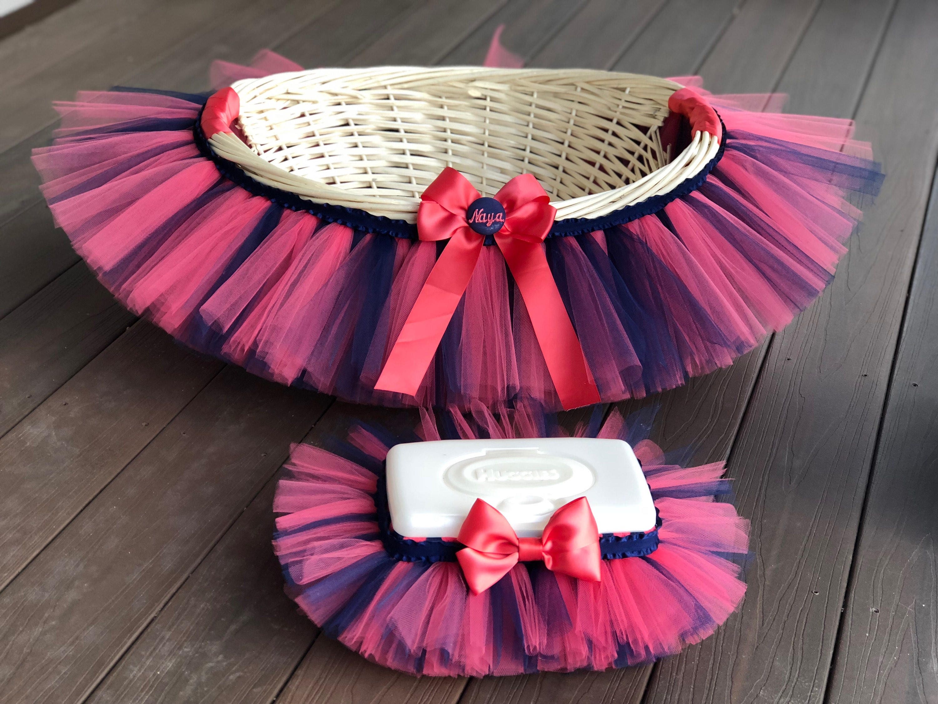 tutu basket for baby shower