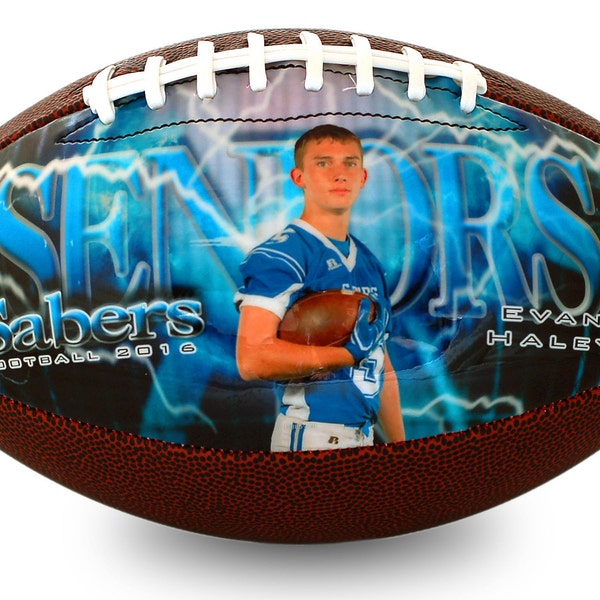 Custom Made Football - Personalized Football gift, Customized Football, Football Coach Gift, High School Senior Gift, Football Team Gift