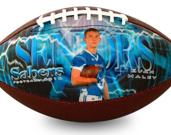 Custom Made Football - Personalized Football gift, Customized Football, Football Coach Gift, High School Senior Gift, Football Team Gift