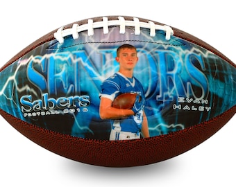 Custom Mini 9'' Football- High School Senior Gift, Coach Gift, Pee Wee Football Gift, Personalized Football, Custom Made Senior Gift