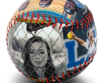 Custom Made Softball - Senior Softball Gift, Softball Award, Softball Banquet, Coaches Gifts, Senior Night, High School Senior Softball Gift