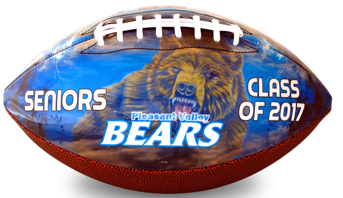 Custom Made Football Personalized Football Gift Customized Etsy