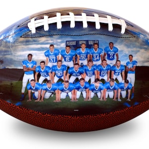 Customized Football - Senior Football Gift, Football Award, Football Banquet, Football Coach Gift, Senior Night, High School Senior Gift