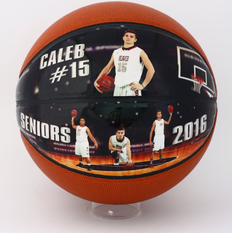 Custom Made Basketballsenior Basketball Gift Athletic Etsy