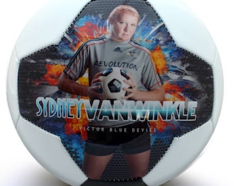 Custom Made Soccer Ball- Soccer Senior Night Gift, Soccer Coach Gift, Soccer Senior Night, High School Soccer Gift, Personalized Soccer Gift