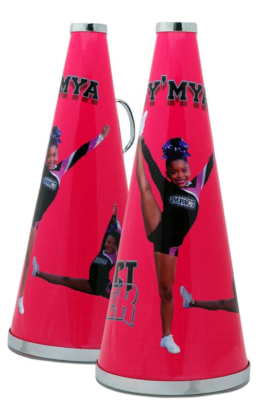 Custom Cheer Megaphone Senior Cheer Gift Cheer Awards Etsy