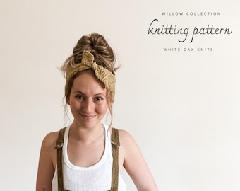 Willow Tree Headband Knitting Pattern