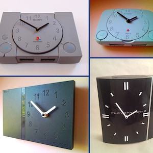 Reloj de consola clásica de Playstation 1 Decoración de la habitación del jugador Regalo de videojuego retro de Playstation Regalo de cumpleaños para jugadores Regalo de jugador clásico de PS imagen 8