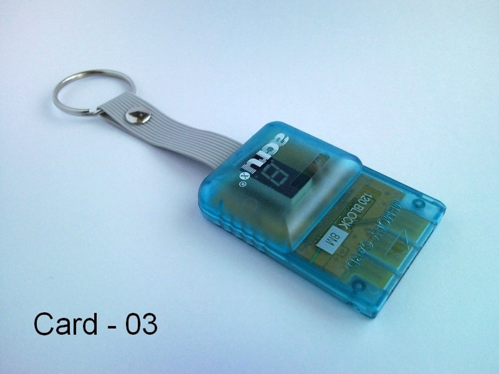 PlayStation memory card keychain keyring pocket keyholder Etsy