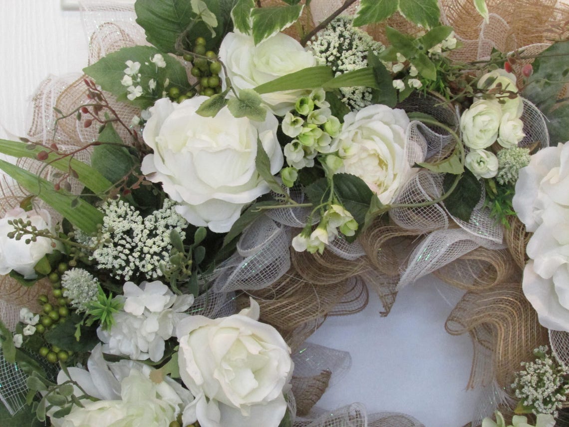 Wedding Wreath Wedding Wreath for Church Door Wedding Etsy