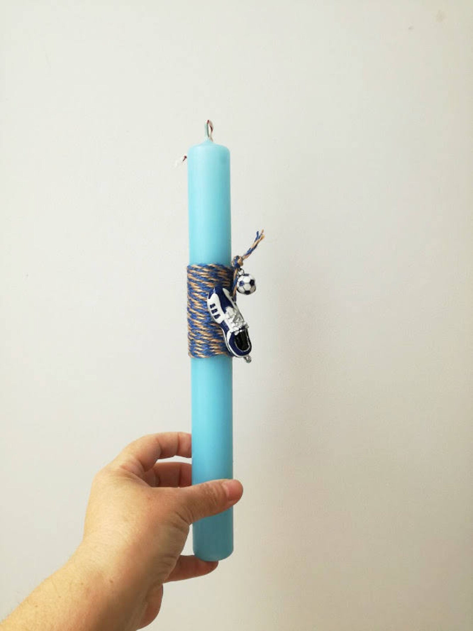 Football Easter candle Iraklis team candle boys Greek Easter Etsy
