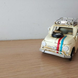 Vintage Little Car Miniature With French Colours Retro - Etsy