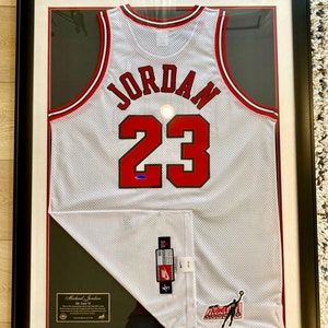 Scottie Pippen Signed Custom Framed Bulls Jersey LED Display with